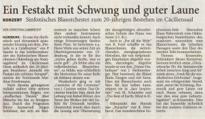 16. November 2010 - Quelle: Nordwest-Zeitung, Oldenburg
