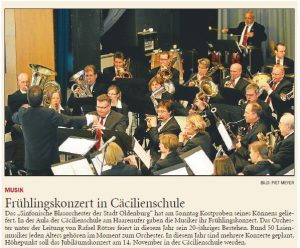 13. April 2010 - Quelle: Nordwest-Zeitung, Oldenburg