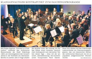 23. Februar 2011 - Quelle: Nordwest-Zeitung, Oldenburg