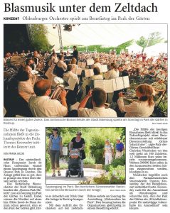 28. Juni 2010 - Quelle: Nordwest-Zeitung, Oldenburg