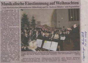 24. Dezember 2008 - Quelle: Cloppenburger Wochenblatt