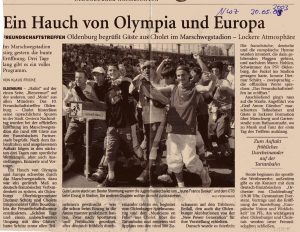 30. Mai 2003 - Quelle: Nordwest-Zeitung, Oldenburg
